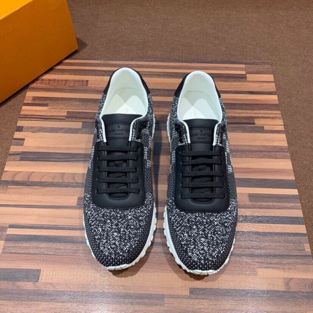 LV Leather Reflective Men Sneakers