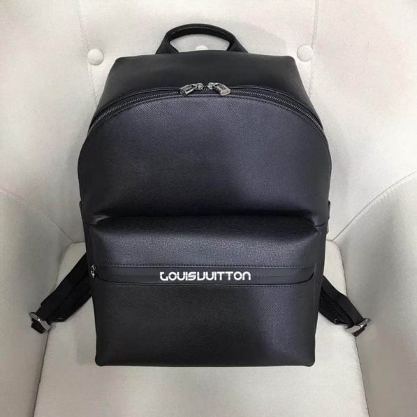 LV 2018ss Black Taiga Leather Apollo M43825 Backpack Bags
