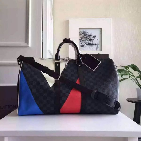 LV N41617 Neverfull America's Cup Travel Bags