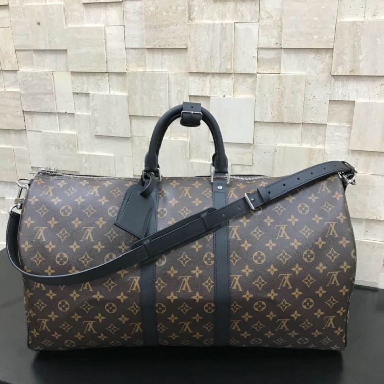 LV M56714 KEEPALL 55 with Shoulder Strap Travel Bags