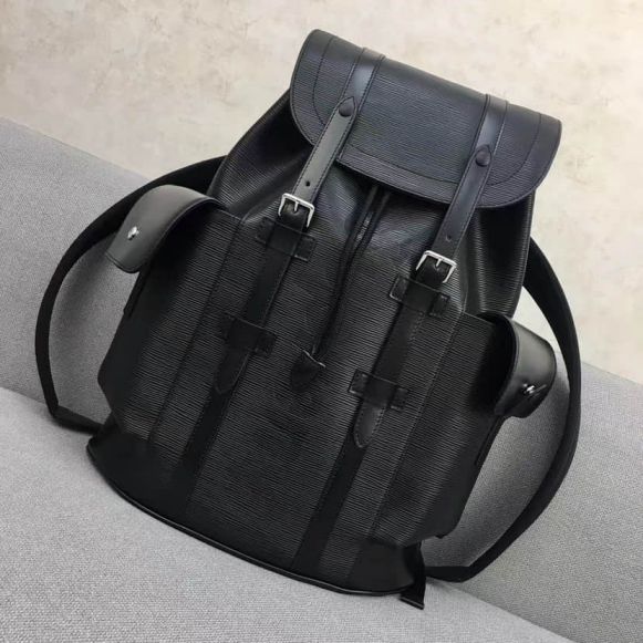 LV 2017 Supreme M41709 Black Backpack Bags
