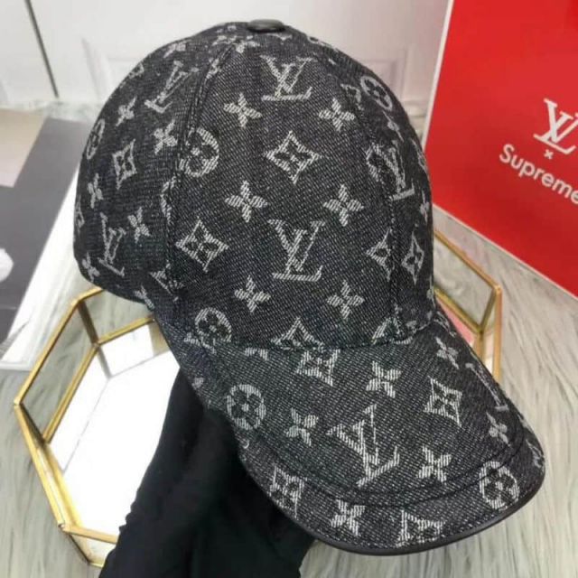 LV 2018 Leather Unisex Baseball Hats