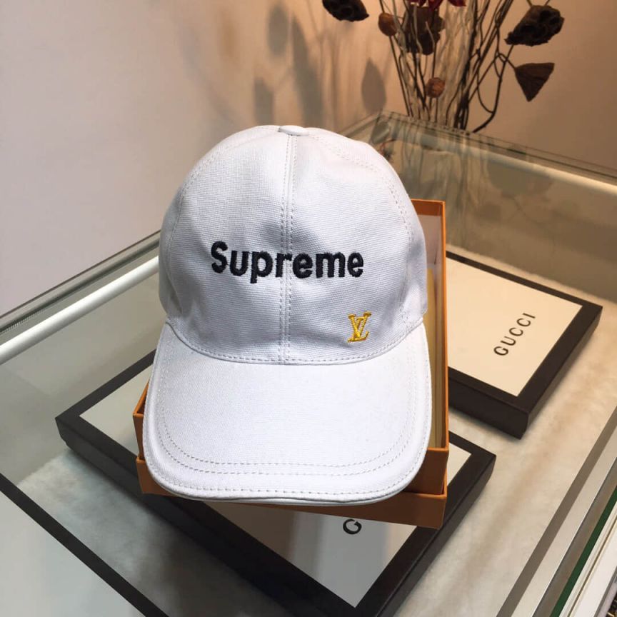 LV x Supreme Unisex Hats