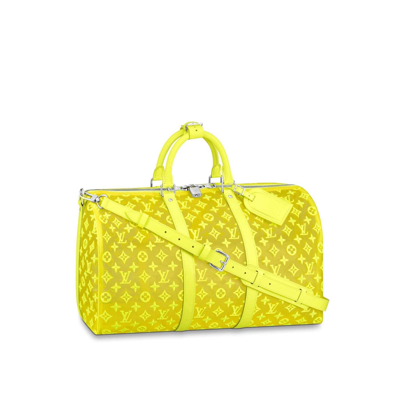 LV Lemon LaceKeepall 50 M55380 Men Travel Bags