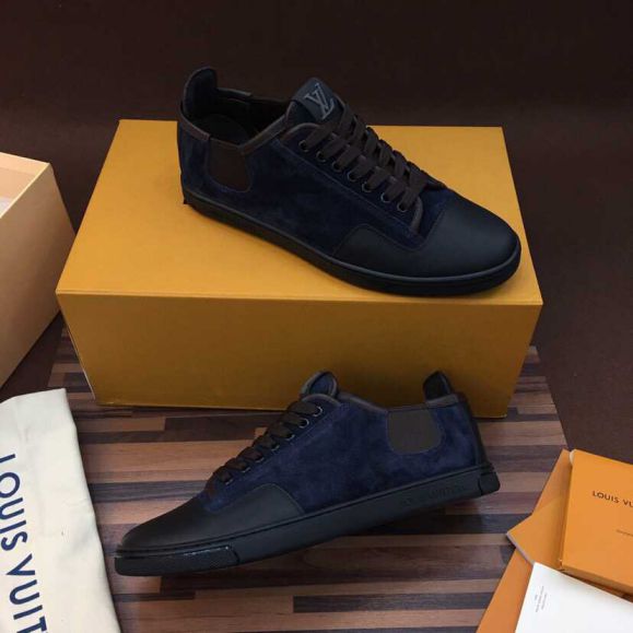 LV Men Casual Leather Shoes