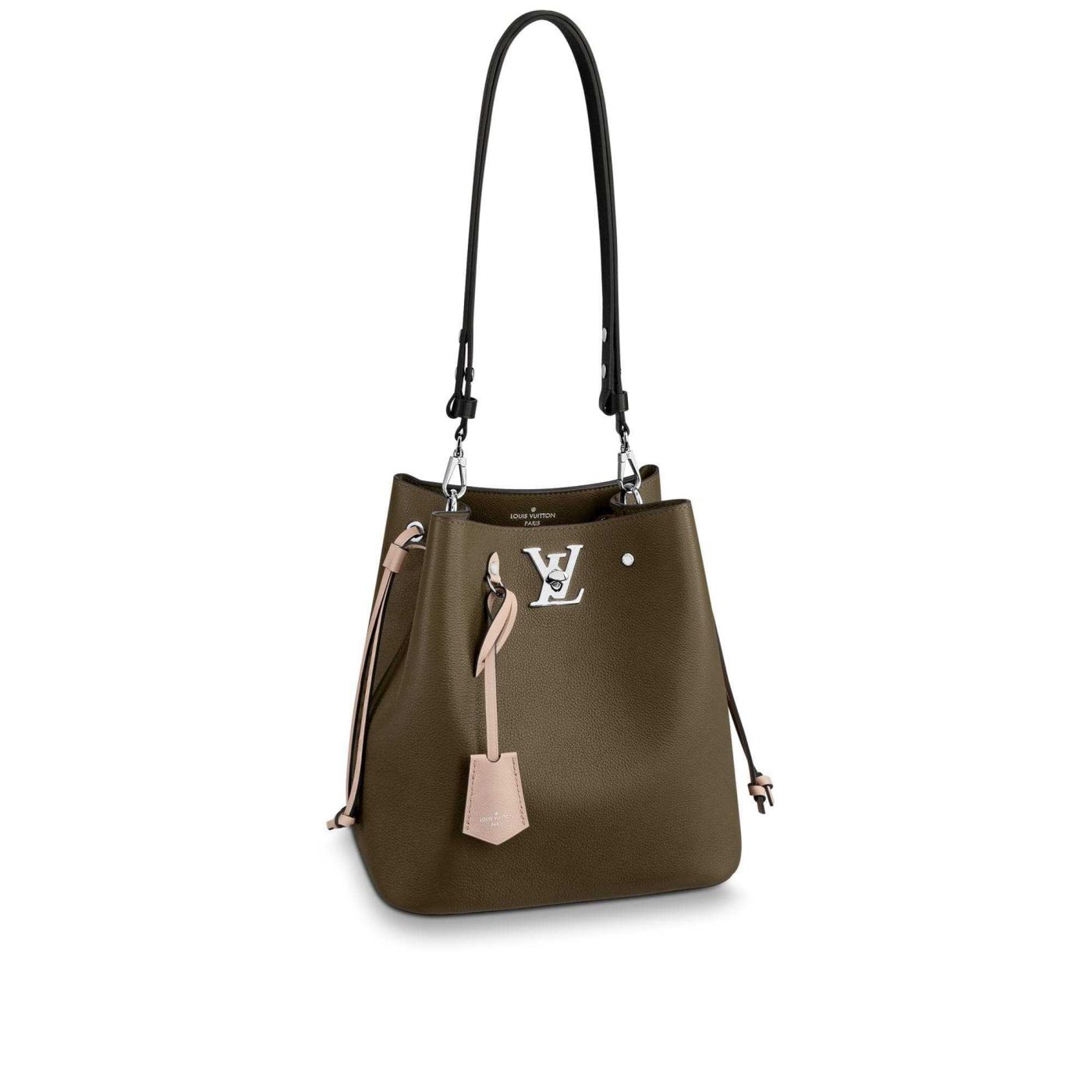 LV M55439 LOCKME BUCKET Women Leather Bucket Bags
