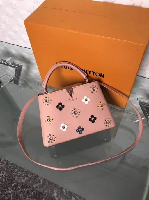 LV Tote Bags Taurillon Leather CAPUCINES BB M54310
