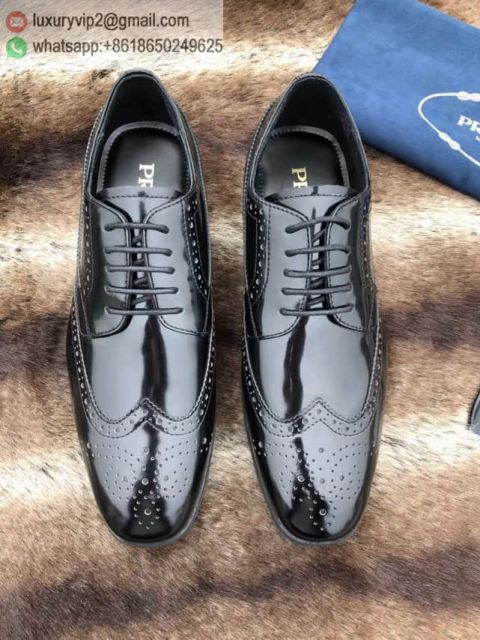 PRADA Men Leather Shoes