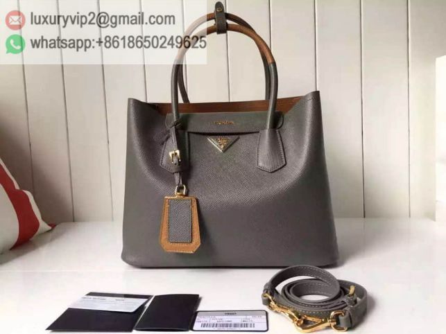 PRADA Double Saffiano Leather 1BG775 Women Tote Bags
