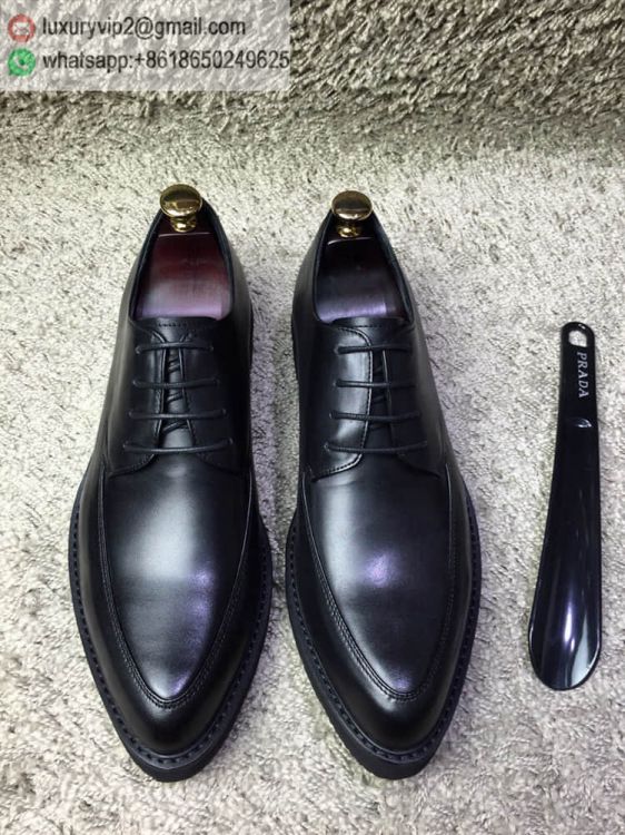 PRADA Leather Loafer Men Shoes