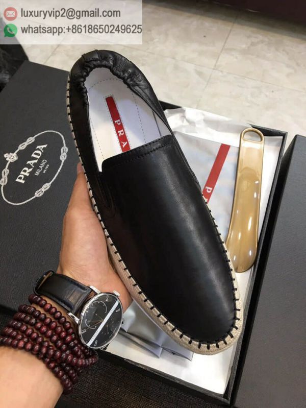 PRADA 2018 Leather Causal Men Shoes