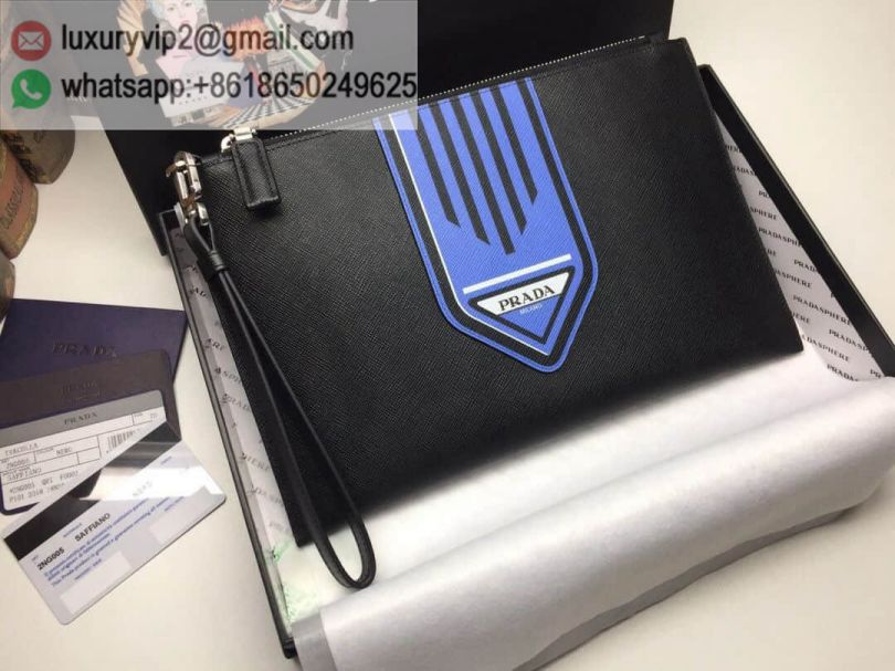 PRADA Limited Edition 2NG005 Men Clutch Bags
