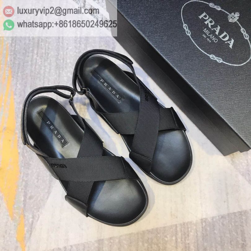 PRADA Leather Men Slippers Shoes