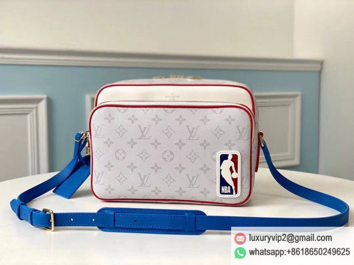 LV M45583 x NBA Nil Messenger Shoulder Bags