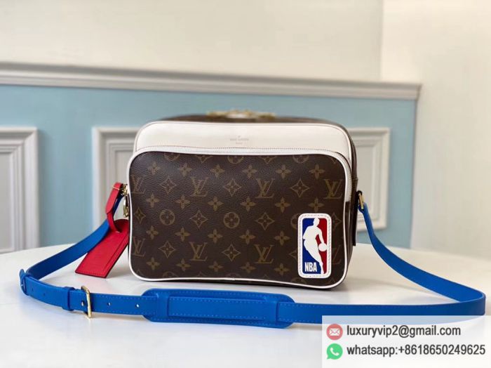 LV M45584 x NBA Nil Messenger Shoulder Bags