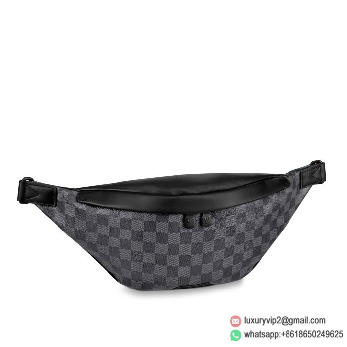 LV N40187 Damier Graphite Canvas Discovery Fanny Packs