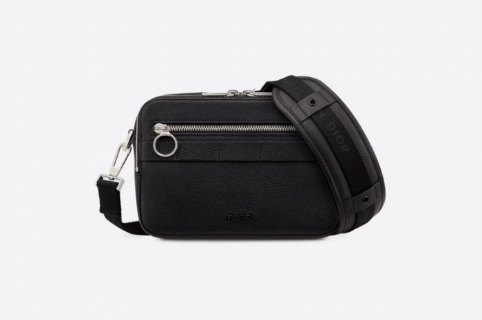 Dior SAFARI Black Leather 1SFPO101YMJ_H15E Shoulder Bags