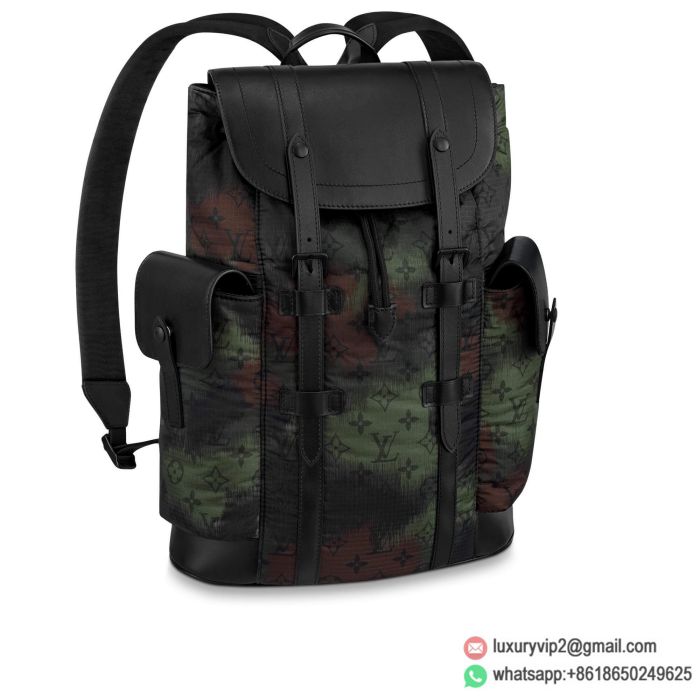 LV M56411 Christopher Small camo Backpack Bags