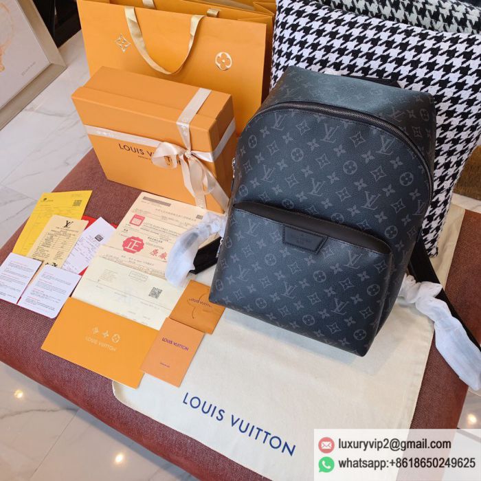 LV M43186 Monogram Eclipse Discovery Backpack Bags