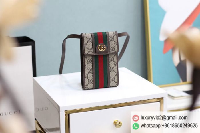 Gucci Ophidia mini bag sling bag 625757 96IWT 8745 Shoulder Bags