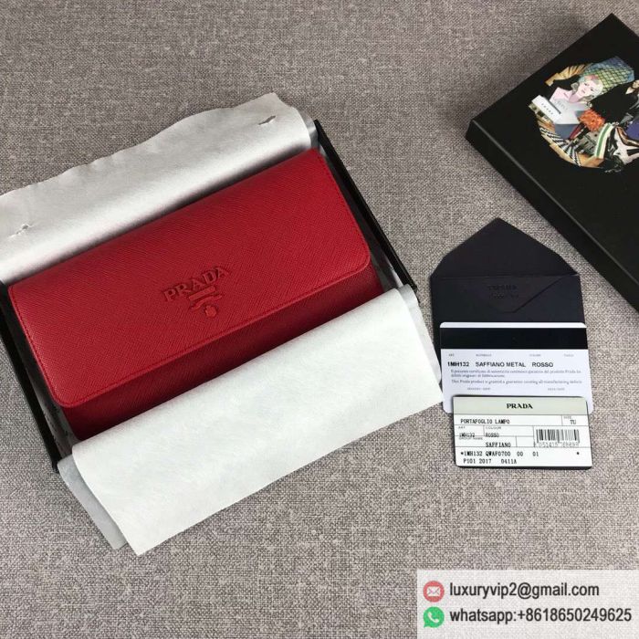 Prada Leather flap 1MH132 Wallets