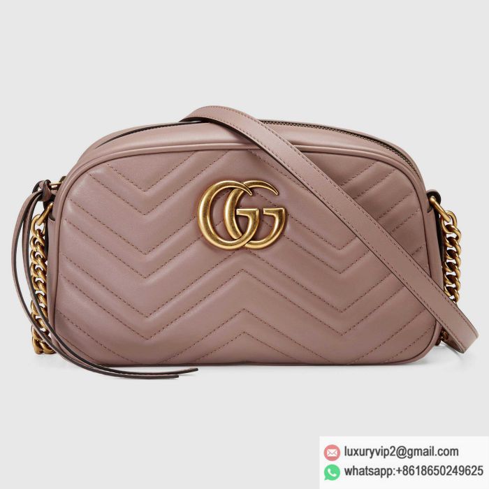 Gucci GG Marmont Small 447632 Pink Shoulder Bags
