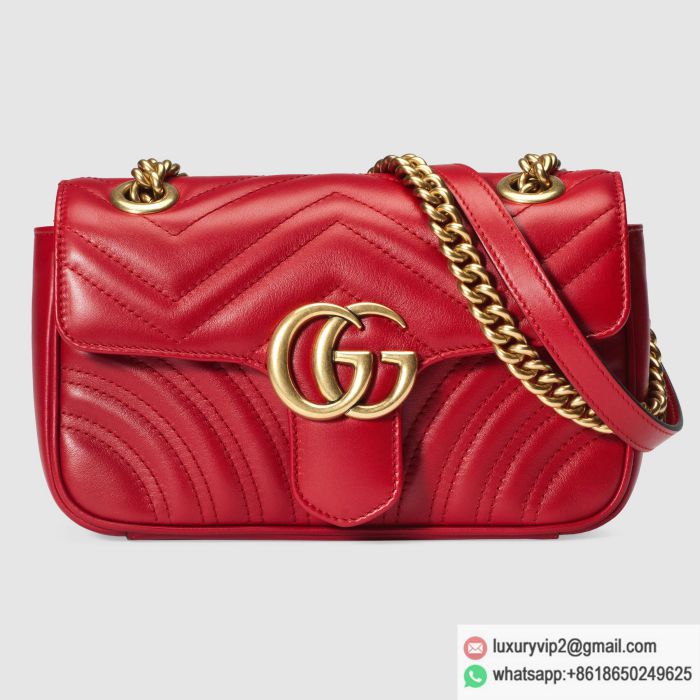 Gucci GG Marmont mini 446744 DTDIT 6433 Shoulder Bags