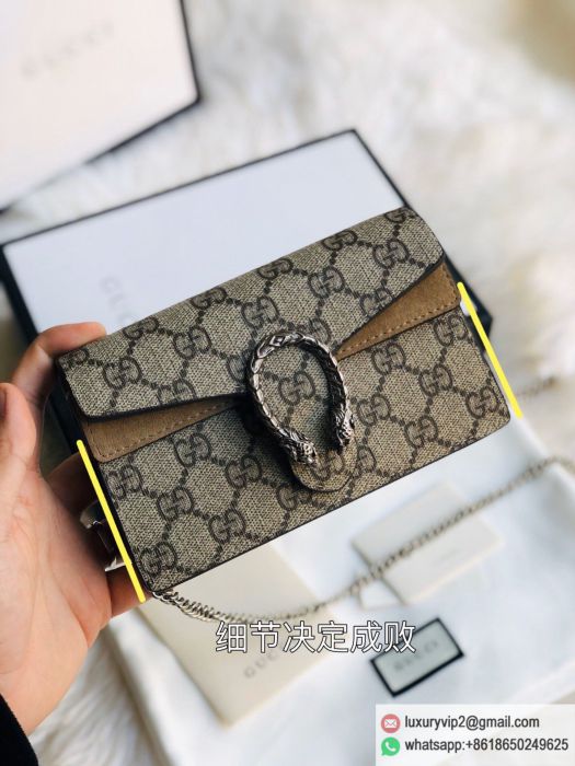Gucci MINI Khaki 476432 Shoulder Bags