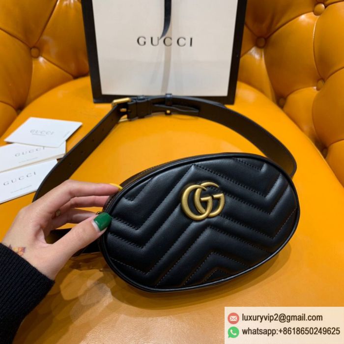 Gucci GG Marmont Fanny Pack 476434 DSVRT 1000 Waist Bags