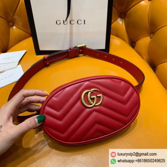 Gucci GG Marmont Fanny Pack 476434 DSVRT 6433 Waist Bags
