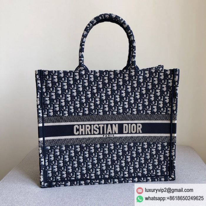 Dior Book Tote Oblique Large Shopping Bags