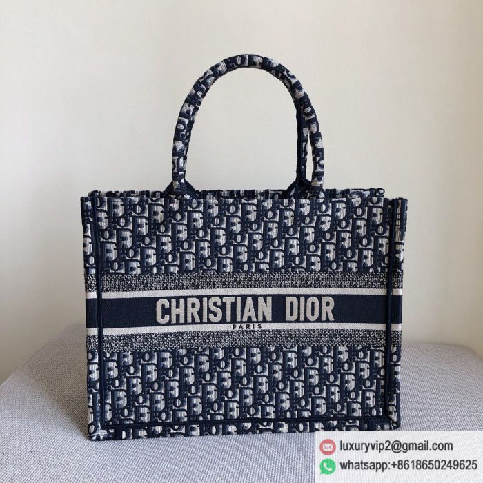 Dior Book Tote Oblique Small Shopping Bags