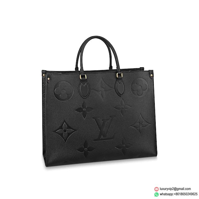 LV 2020 Women ONTHEGO Embossed Leather M44925 Tote Bags