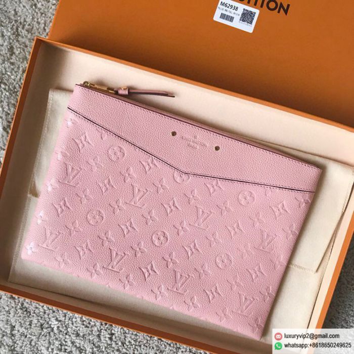 LV DAILY M62937 Pink Clutch Bags