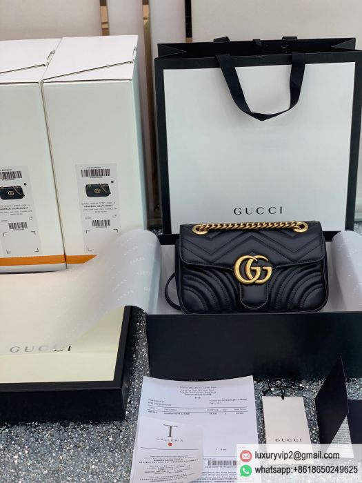 Gucci GG Marmont mini 446744 DTDIT 1000 Shoulder Bags