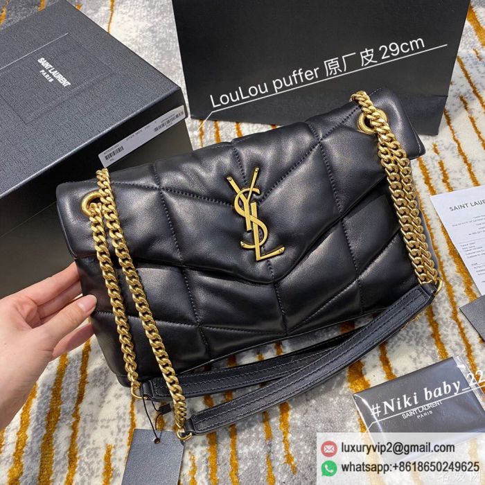 YSL LOULOU PUFFER Small Lambskin 577476 Shoulder Bags