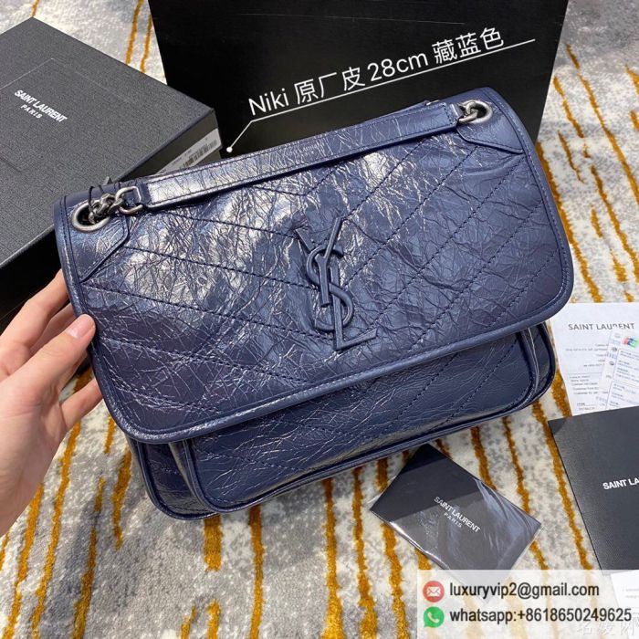 YSL NIKI Medium 498894 Blue Shoulder Bags