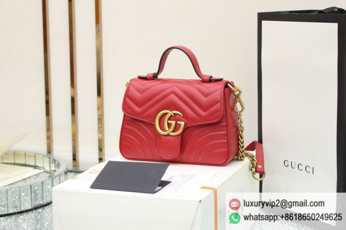 Gucci GG Marmont mini top handle bag 547260 DTDIT 6433 Tote Bags