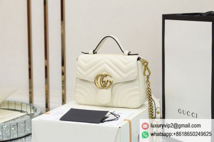 Gucci GG Marmont mini top handle bag 547260 DTDIT 9022 Tote Bags