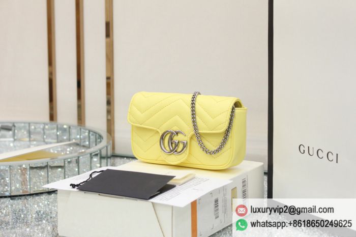 Gucci GG Marmont super mini bag 476433 DTDCP 7412 Shoulder Bags
