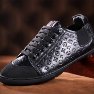 893268 Louis Vuitton MONOGRAM leather embossed men's Shoes