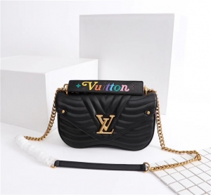 LV latest embroidered hot style ladies shoulder bag