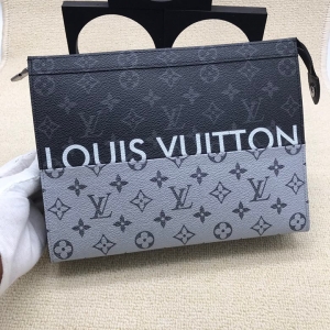 Overseas Louis Vuitton 2018 new POCHETTE VOYAGE men's Clutch