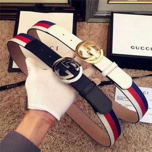 Gucci men's belt quality 2019 new fashion contrast color men's belt 40mm