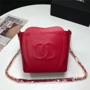 Chanel red apple ladies shoulder bag