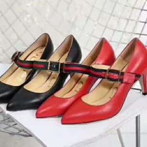 Gucci high heels Gucci fashion imported cowhide women's Shoes