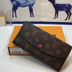 LV France Monogram canvas women's coin purse Louis Vuitton charming charm Emilien women's Wallet