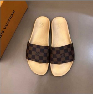 LV material donkey brand luxury men's presbyopic slippers