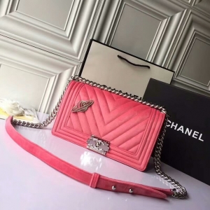 Chanel velvet series LEBOY chain bag