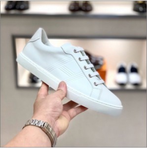 Hermes 2020 new men's Avantage white sneakers